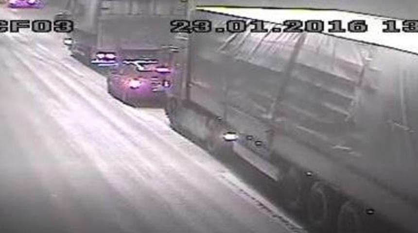 Amasya&rsquo;Da Kazalar Mobese Kameralarına Yansıdı