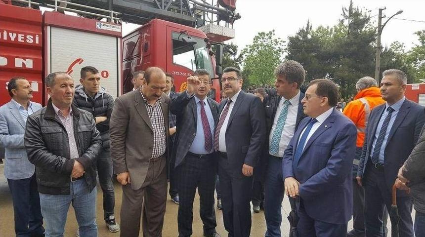 Başkan Gen&ccedil;, Yangın B&ouml;lgesinde