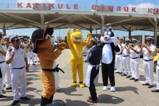 Edirne'nin Ciğer Festivaline Kapıkule'de Kedili Tanıtım