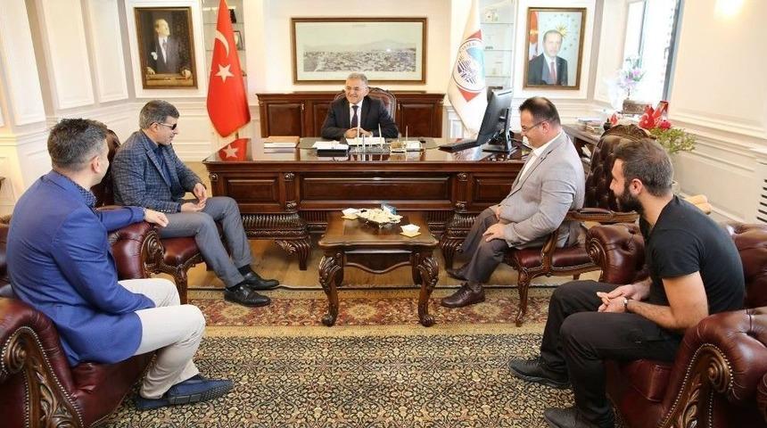 Engelliler Haftasında Melikgazi Belediyesine Teşekk&uuml;r Ziyareti