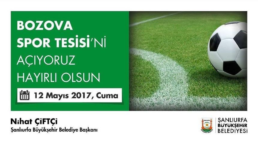 Bozova Spor Kompleksi A&ccedil;ılıyor
