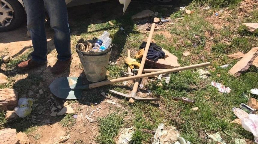 Akşehir&rsquo;de Ka&ccedil;ak Kazı Yapan 4 Kişi Yakalandı