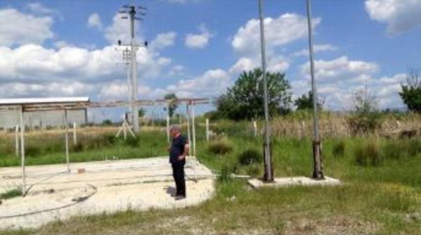 Bayrami&ccedil;'te Hazineye Ait Prefabrik Yapı &Ccedil;alındı