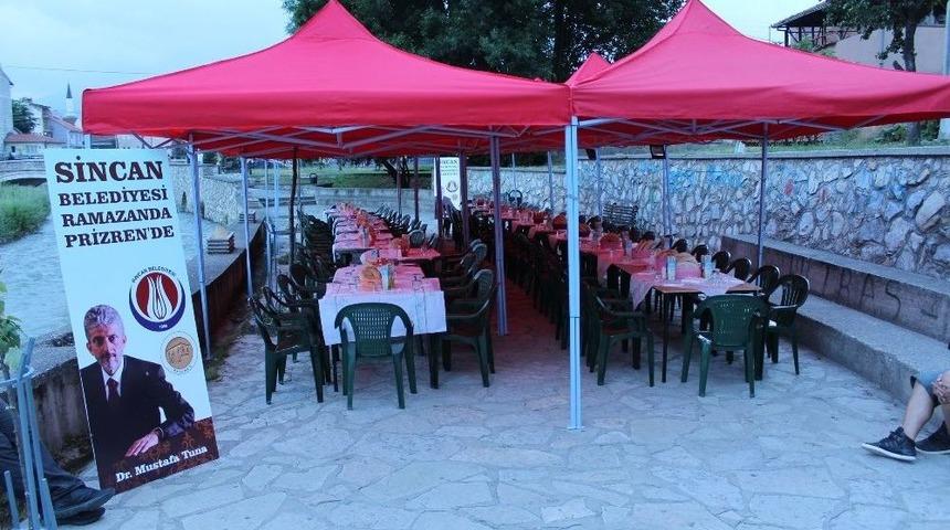 Sincan Belediyesi&rsquo;nden Balkanlara İftar K&ouml;pr&uuml;s&uuml;