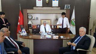 Başkan Öz, Pasinler, Horasan, Köprüköy Ve Narman’ı Ziyaret Etti