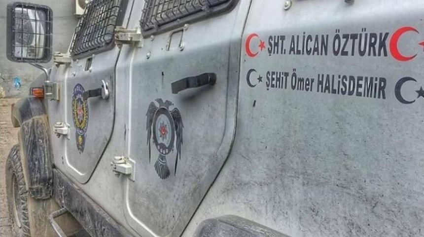 Şehit Polis Memuru Alican &Ouml;zt&uuml;rk&rsquo;&uuml;n İsmi Zırhlı Ara&ccedil;larda Yaşatılıyor