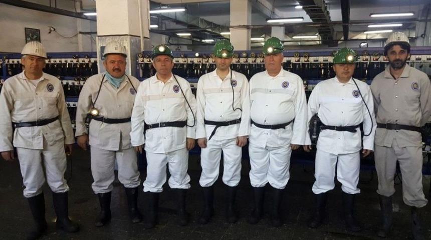 Esnaf Başkanları Maden Ocağında -350&rsquo;ye İndi