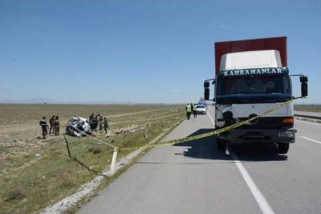 Aksaray'da Kaza: 1 Ölü