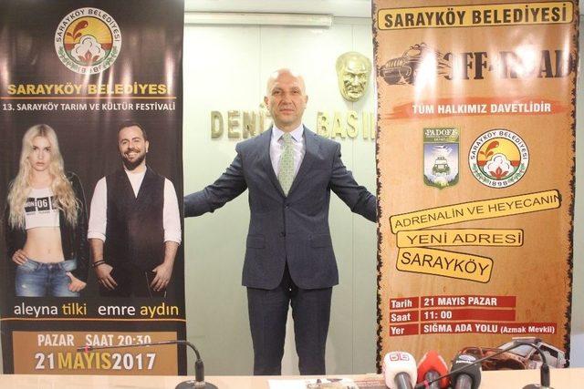 Sarayköy Tarım Ve Kültür Festivali 13’üncü Kez Düzenlenecek