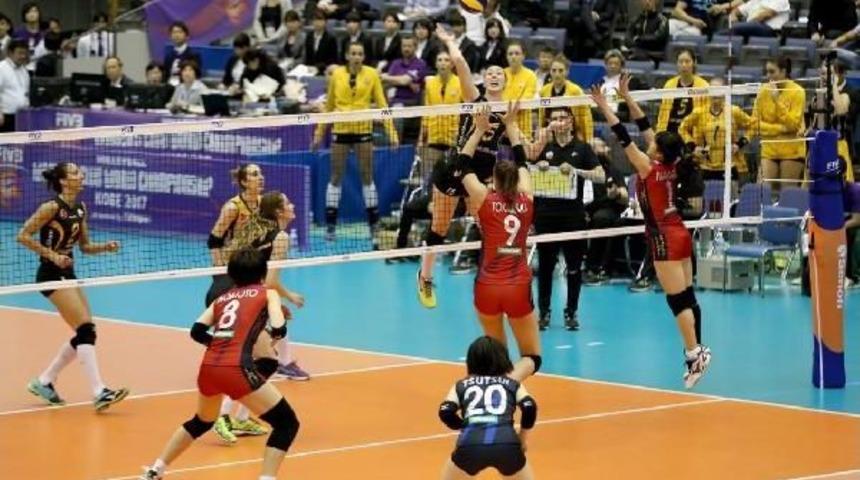 D&uuml;nya Kul&uuml;pler Voleybol Şampiyonası'nda Iki T&uuml;rk Takım Yarı Finalde Karşılaşacak&nbsp;