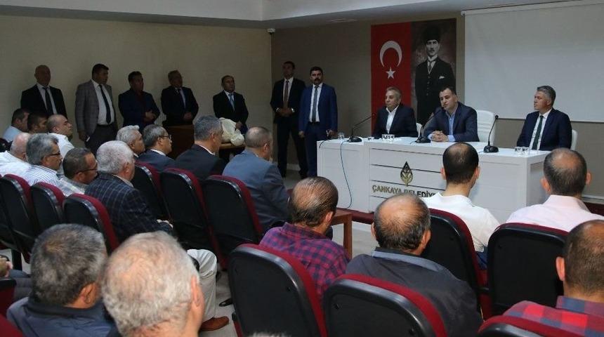 &Ccedil;ankayalı Taksicilerden Taşdelen&rsquo;e Teşekk&uuml;r Ziyareti