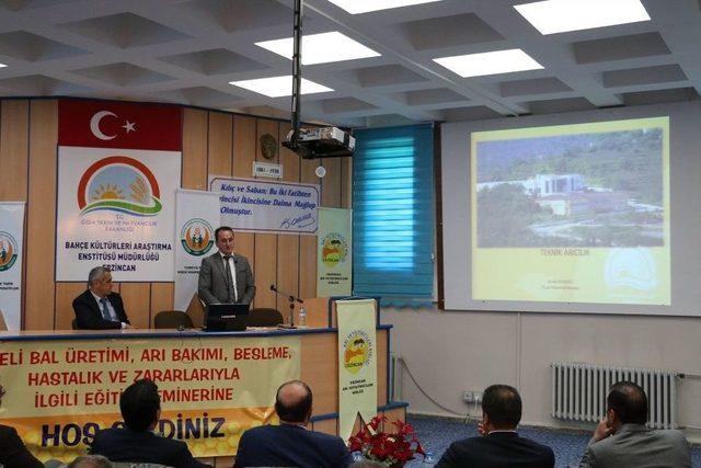 Erzincan’da Arıcılık Semineri Yapıldı