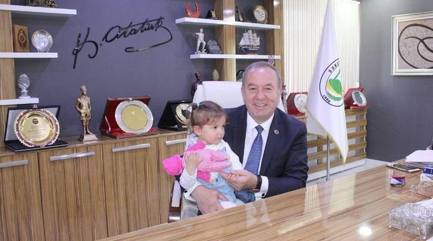 Anaokulu &Ouml;ğrencilerinden Başkan Şahiner&rsquo;e Ziyaret