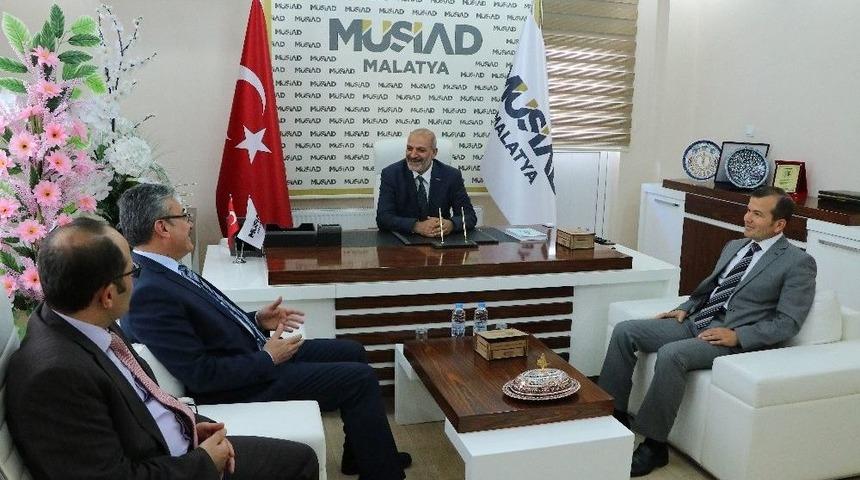 Başkan Poyraz M&uuml;siad Ziyaretinde 6736 Sayılı Kanun Hakkında Bilgi Verdi
