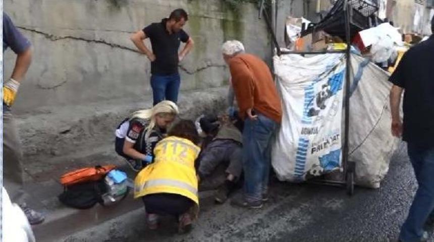 Hafriyat Kamyonu Kağıt Toplayıcısının Ayağını Ezdi