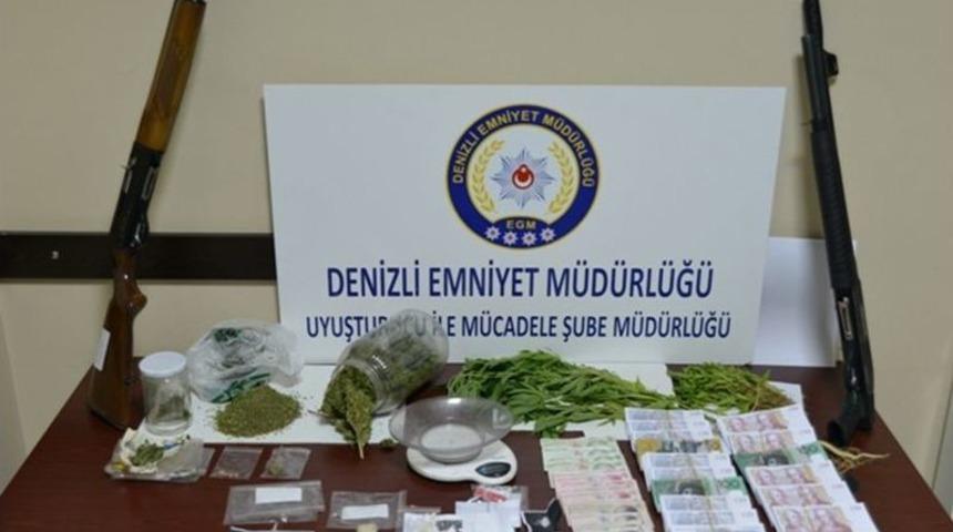 Denizli&rsquo;de Uyuşturucu Operasyonu