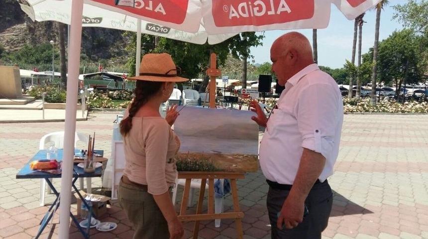 Usta Fır&ccedil;alar Dalyan&rsquo;ı Resmetti