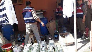 Kırklareli’nde 163 Litre Kaçak İçki Ele Geçirildi