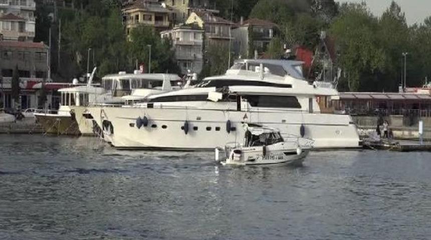 Arabalı Vapur Tekneye &Ccedil;aptı&nbsp;