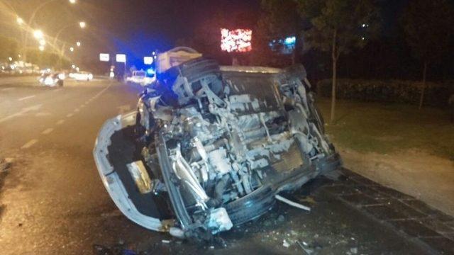 Başkentte Zincirleme Trafik Kazası: 2 Yaralı 1