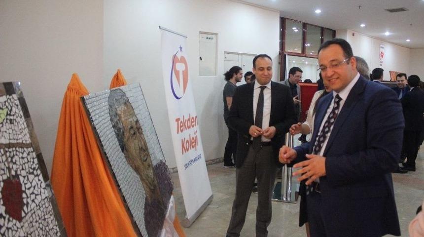 Tekden Ortaokulu&rsquo;ndan &rsquo;mozaik Resim&rsquo; Sergisi