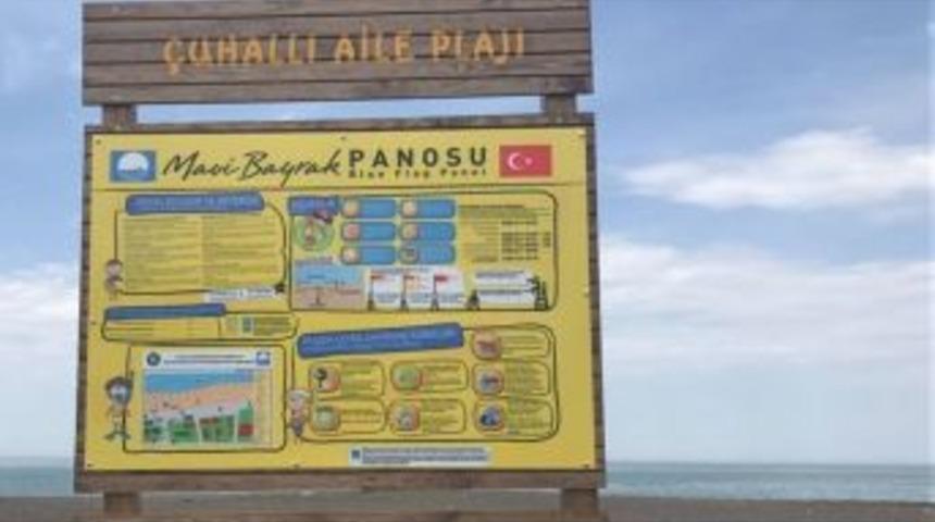 &Ccedil;uhallı Plajı Mavi Bayrağı Aldı