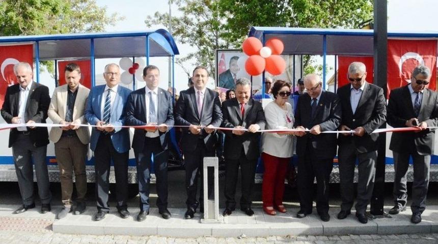 Şark&ouml;y İl&ccedil;esinde Nostaljik Tren Projesi&rsquo;nin A&ccedil;ılışı Yapıldı