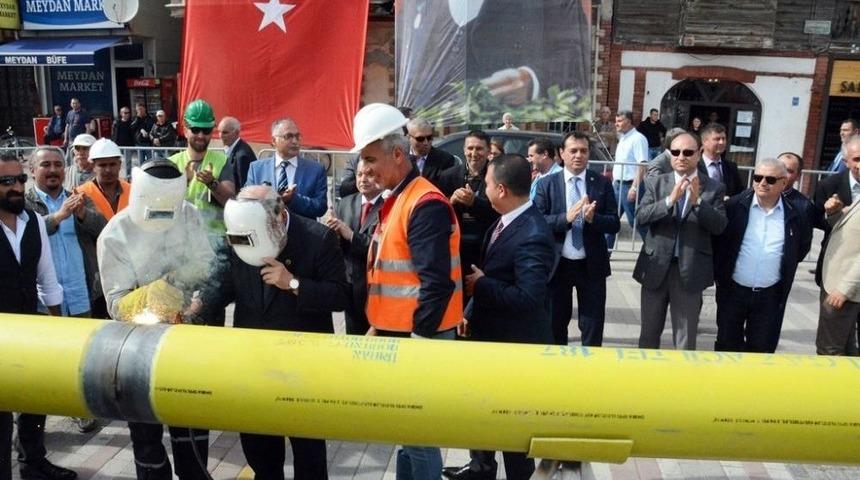 Şark&ouml;y Doğalgaza Kavuşuyor