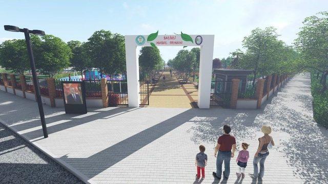 Salihli Masal Ormanı Parkı Start Aldı