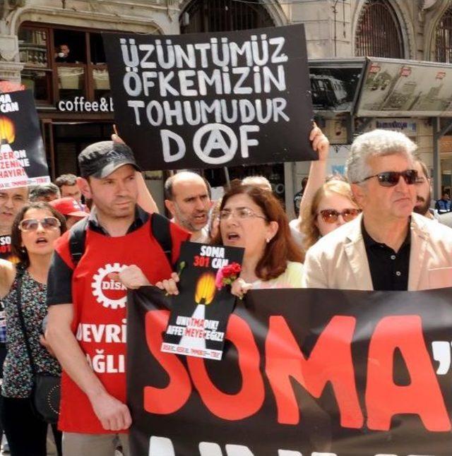 Taksim'de Soma Anması