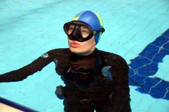 Milli Sporcudan Rekor Denemesi &Ouml;ncesi Son Antrenman 1