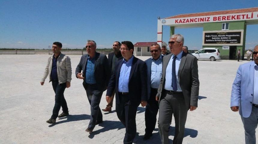 Başkan Yazgı, Aksaray Ticaret Borsası Ve Canlı Hayvan Pazarını Ziyaret Etti