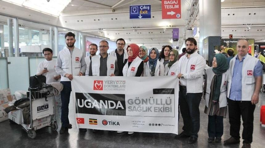 Sağlık G&ouml;n&uuml;ll&uuml;lerinden Uganda&rsquo;ya Yardım Eli