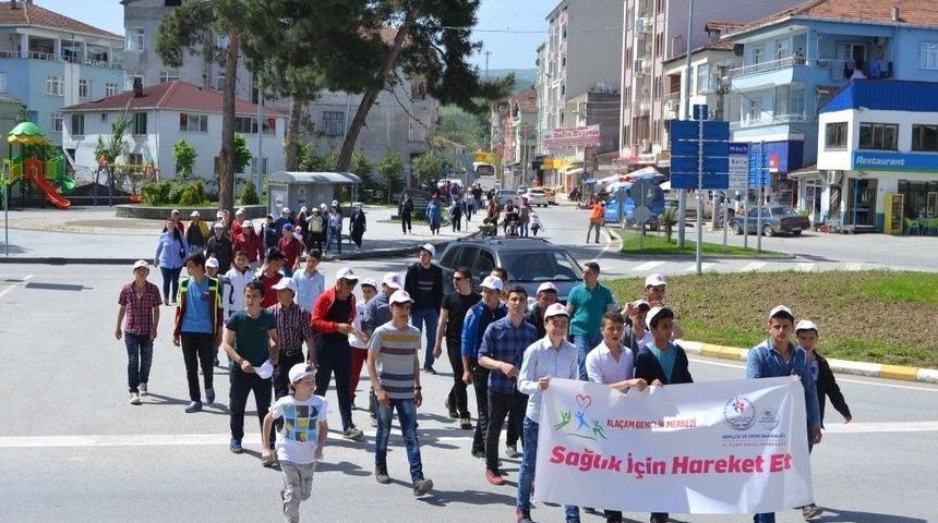 Ala&ccedil;am&rsquo;da "sağlık İ&ccedil;in Hareket Et" Y&uuml;r&uuml;y&uuml;ş&uuml;
