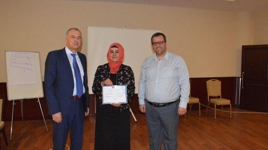 Planlama Ve Proje Y&ouml;netimi Eğitimi Katılım Belgeleri Verildi