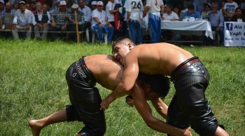 K&ouml;yceğiz&rsquo;de Başpehlivan İsmail Balaban Oldu