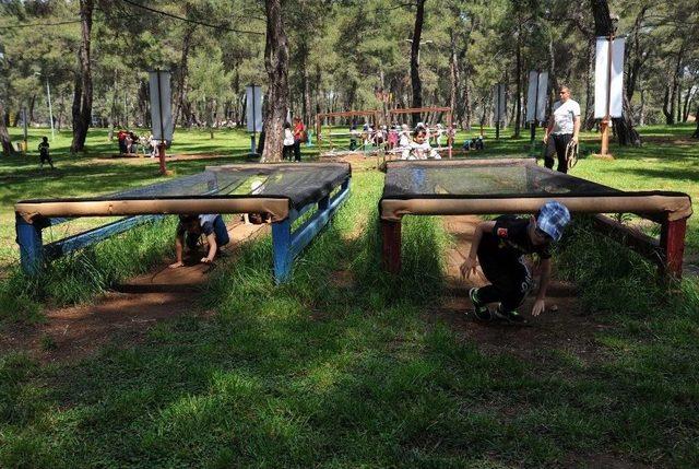 Kepezli Çocuklardan Macera Parkına Yoğun İlgi