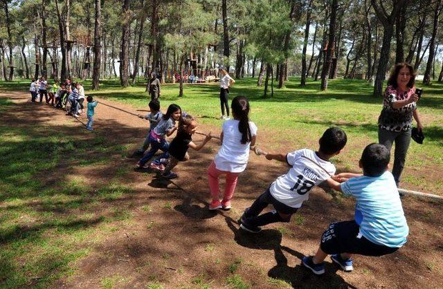 Kepezli Çocuklardan Macera Parkına Yoğun İlgi