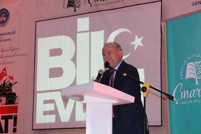 Prof.dr. Şimşirgil Ve Besteci Esat Kabaklı Gen&ccedil;lerle Buluştu 3