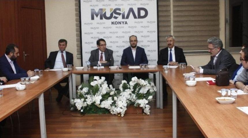 Vergi Dairesi Başkanı &Uuml;nver, M&uuml;siad Konya&rsquo;nın Konuğu Oldu