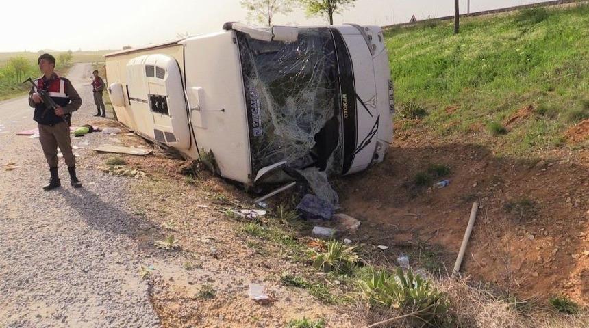 Konya&rsquo;daki Otob&uuml;s Kazasında Yaralı Sayısı 38&rsquo;e Y&uuml;kseldi