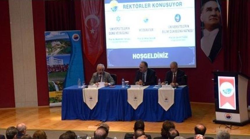 Et&uuml; Rekt&ouml;r&uuml; Prof. Dr. Yaylalı, &ldquo;rekt&ouml;rler Konuşuyor&rdquo; S&ouml;yleşisine Katıldı