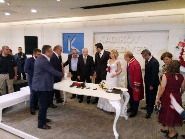 Chp Genel Başkanı Kılıçdaroğlu, Nikah Törenine Katıldı