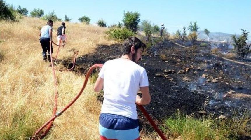 Otellerin Arasındaki Yangın Korkuttu