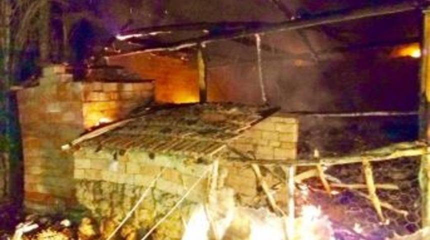 Tandırlık Yangını Korkuttu