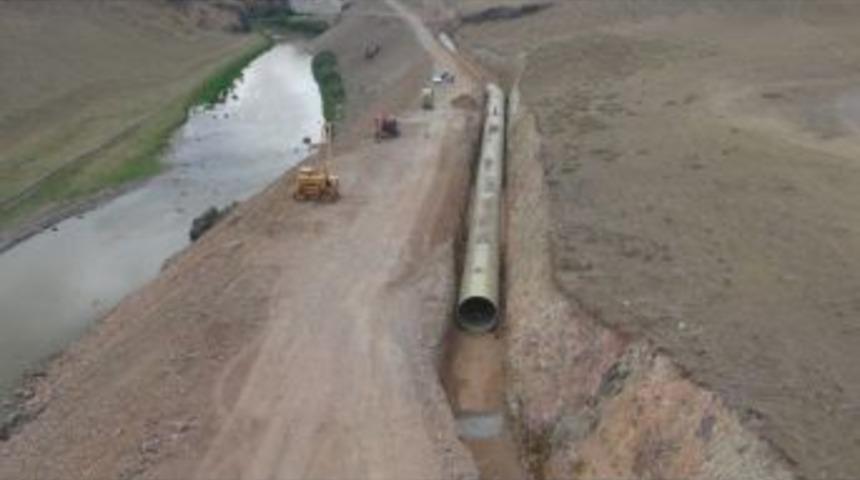 Dsi&rsquo;nin Kars&rsquo;ta Sulama İnşaatları Devam Ediyor