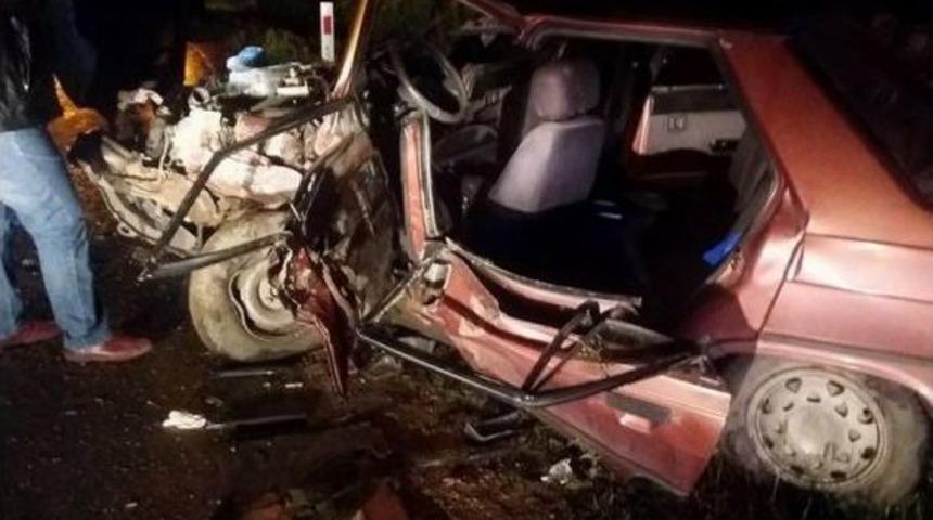 Tokat&rsquo;ta Trafik Kazası: 8 Yaralı