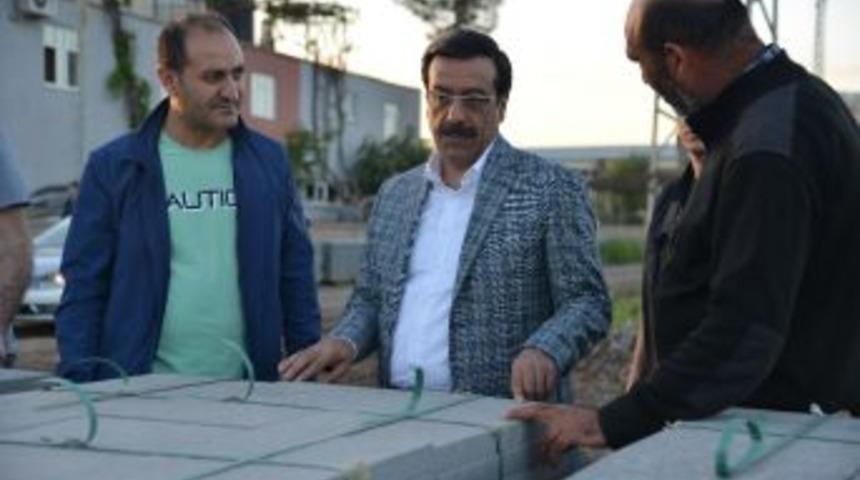 Başkan Atilla, Taş Fabrikasını Denetledi