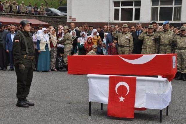 Şehit Korucu Için Tören Düzenlendi