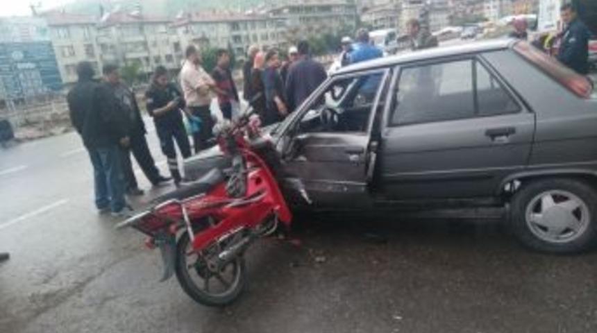 Devrek&rsquo;te Trafik Kazası: 1 Yaralı